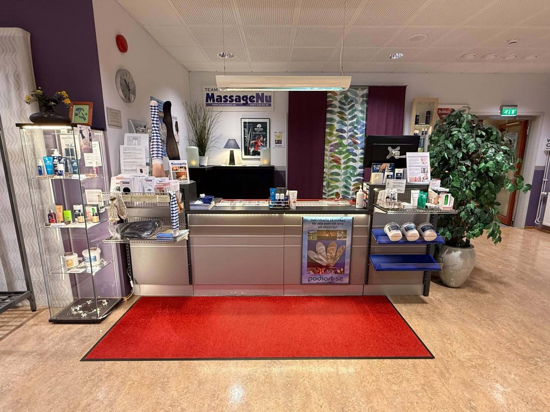 Receptionen hos Team MassageNu